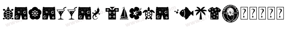 Hawaiian Aloha BTN字体转换